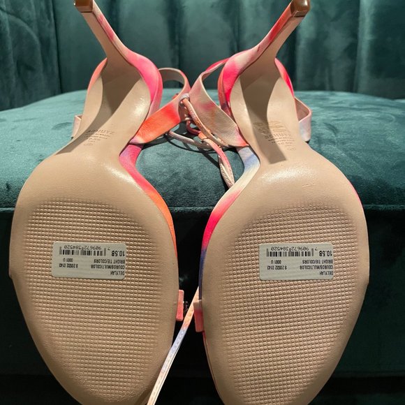 Schutz "Delylah" Bright Multicolor embellished & heeled sandal - size 10.5 - Picture 4 of 5